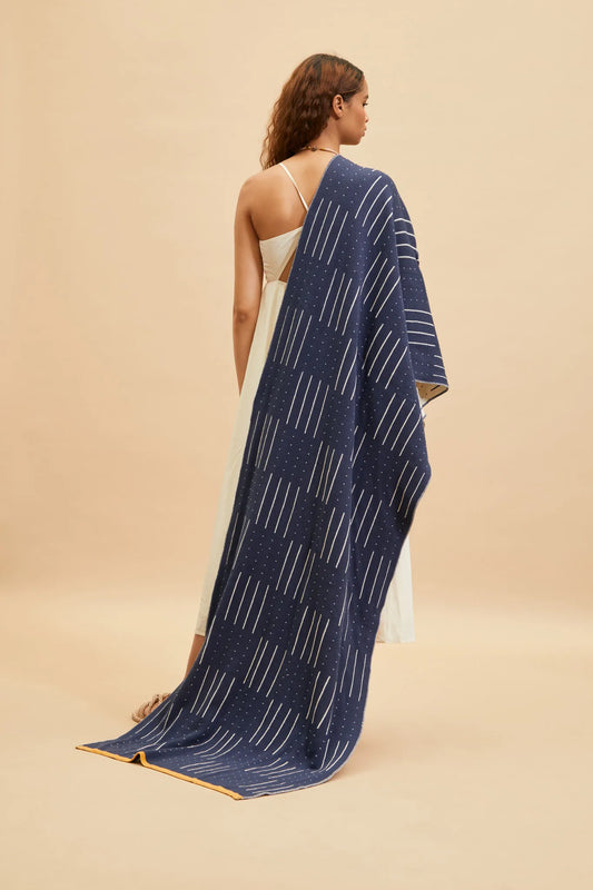 Kichana (Navy and Linen)