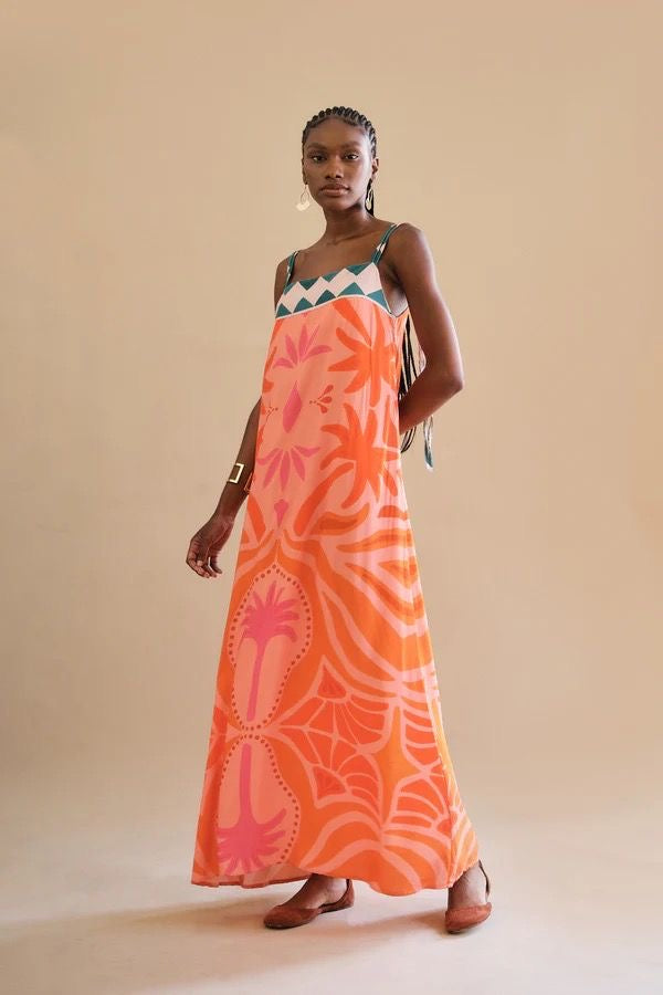 Aziza Dress Kuba Print