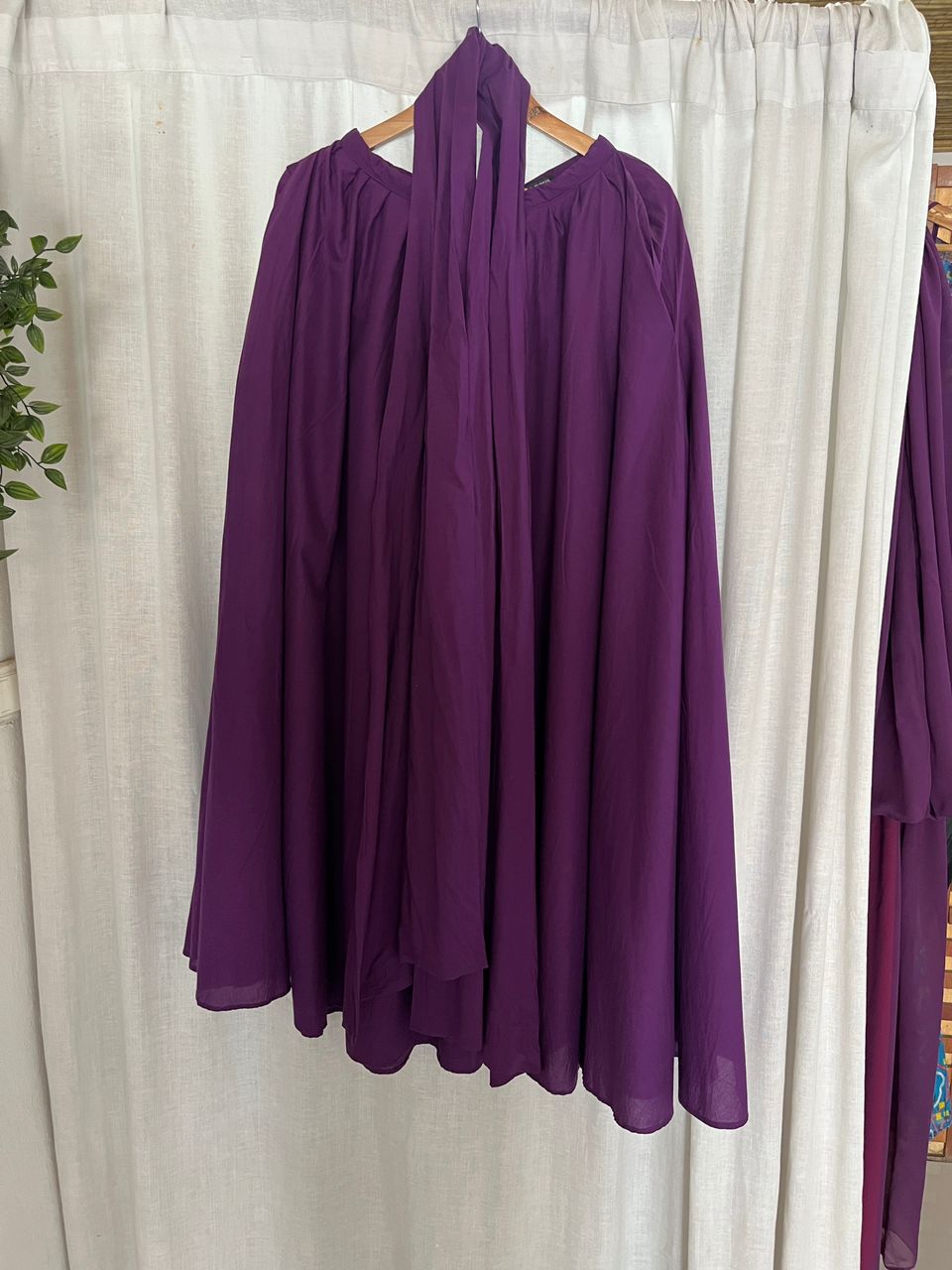 Ensemble Mauve Ete Jupe et Top