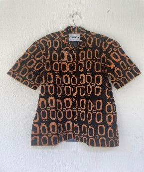 OH OH Orange and Black Shirt