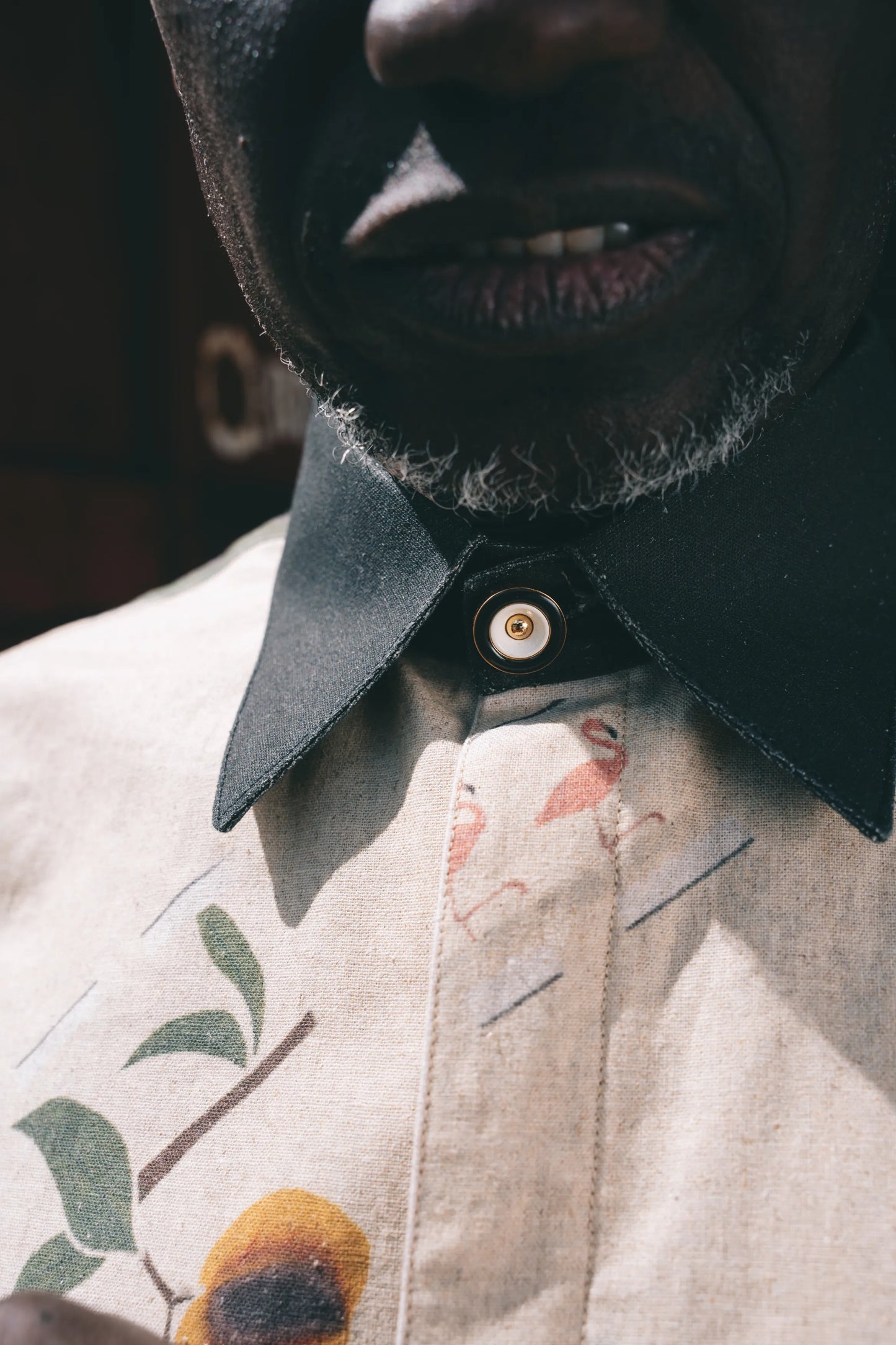 Into the Garden Natural Linen Shirt