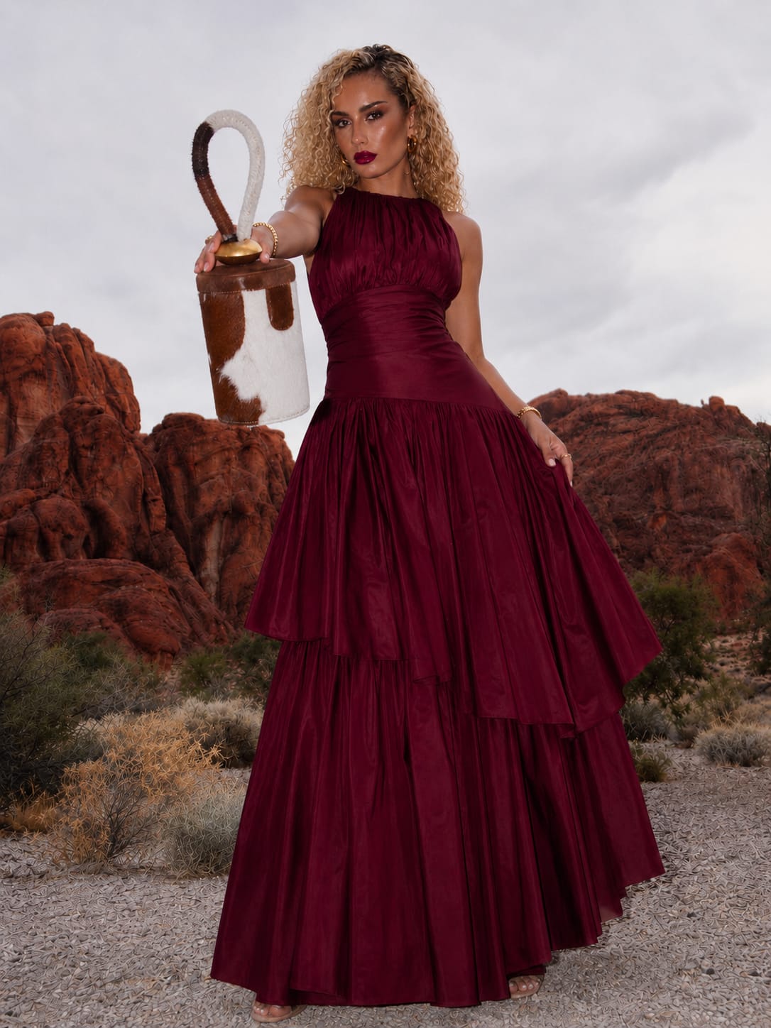 Robe Renee Bordeaux