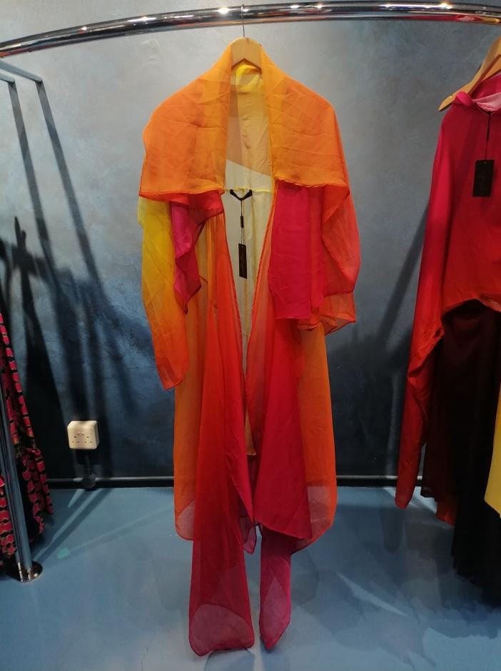 Sunrise Chiffon Kimono