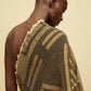Halisi Shawl (Black and Gold)