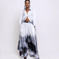 Black and White Ombre Pants Set
