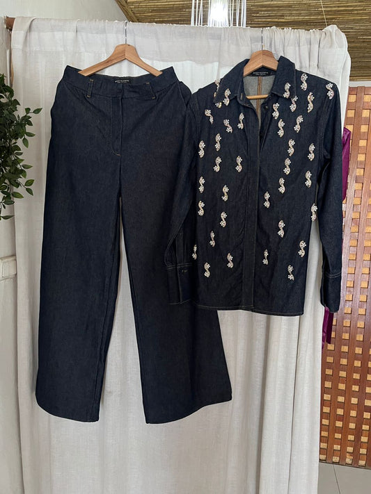 Ensemble Jean á Strass