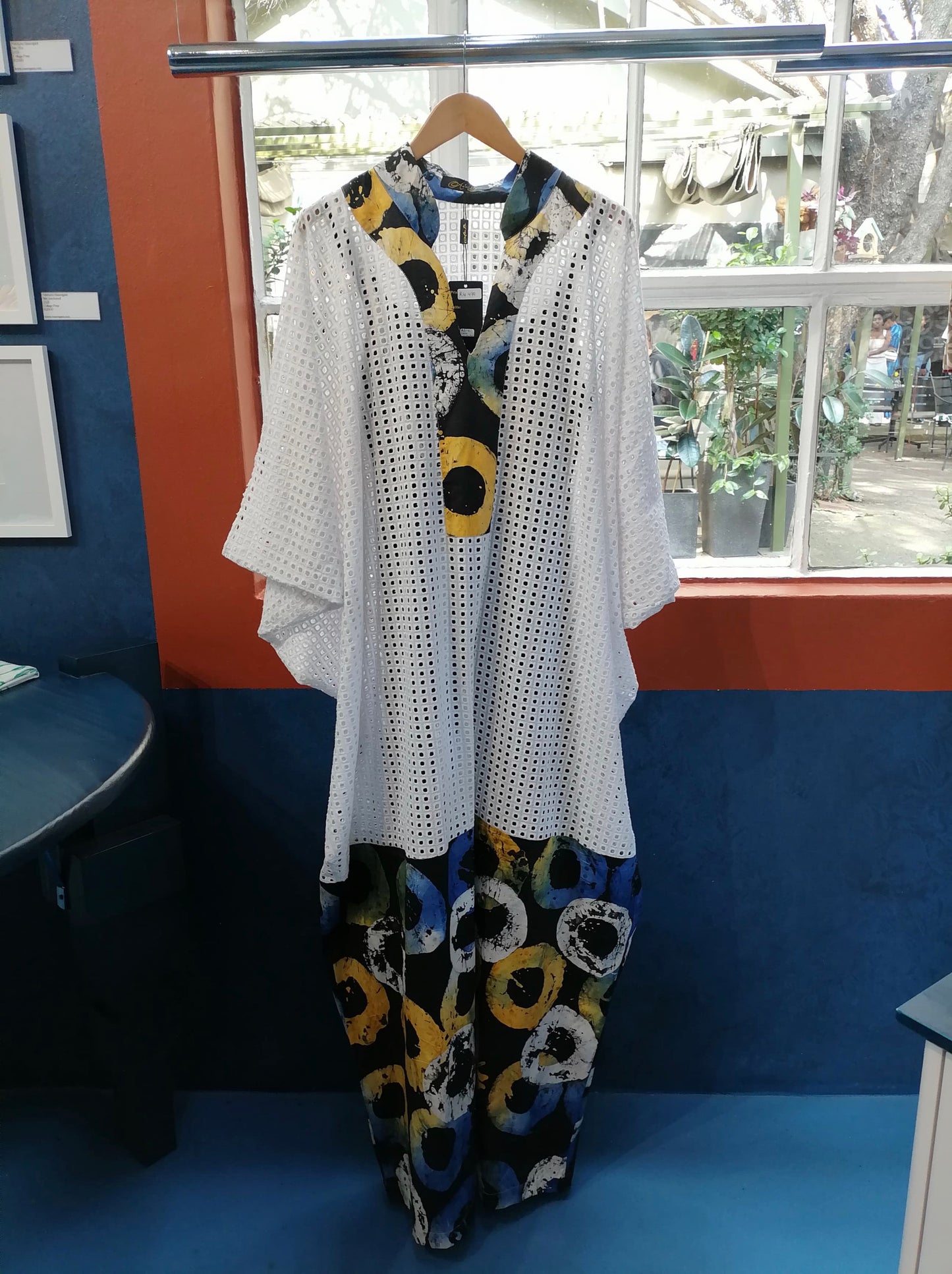 Adire Lace Long Bubu