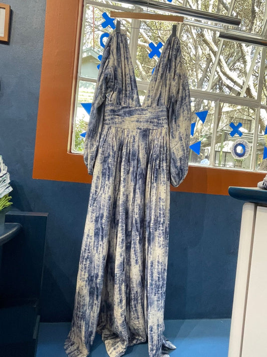 Anouchka Jumpsuit (Blue & White)