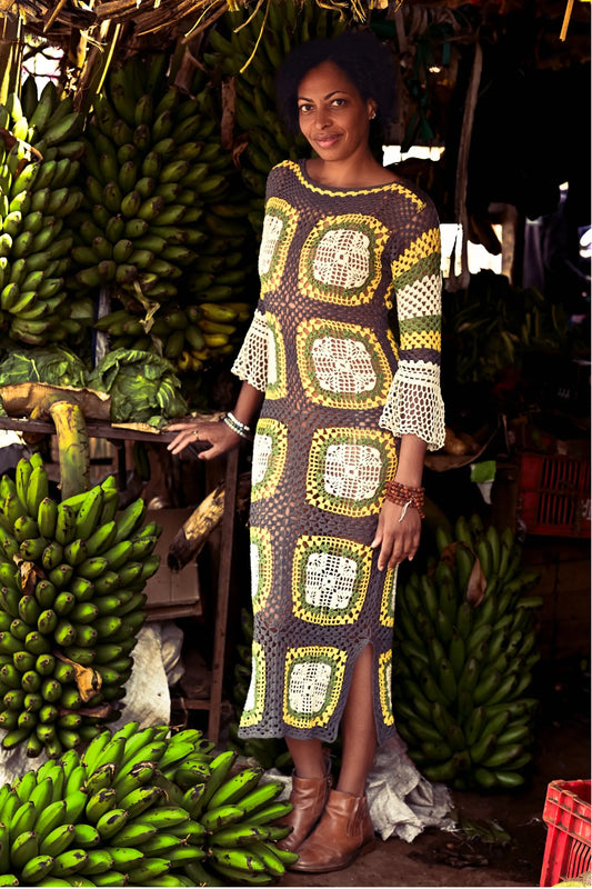 Bodrum Dress - Multi (Available in other colour combos)
