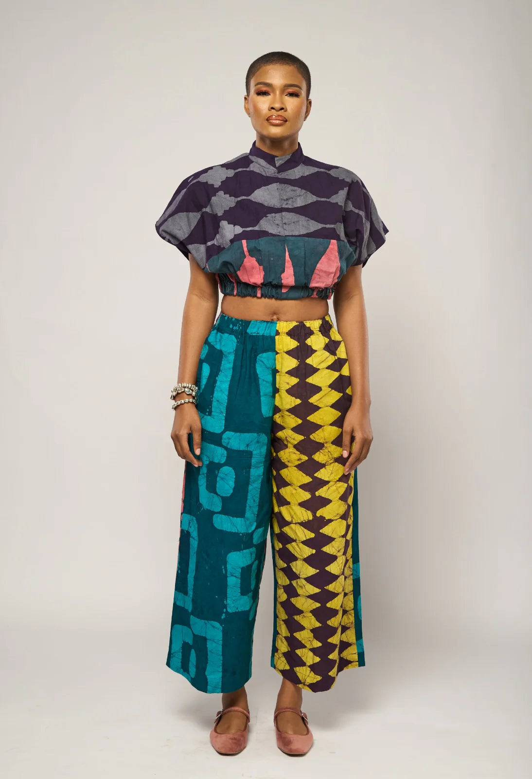 Dark Multi-Coloured Culottes