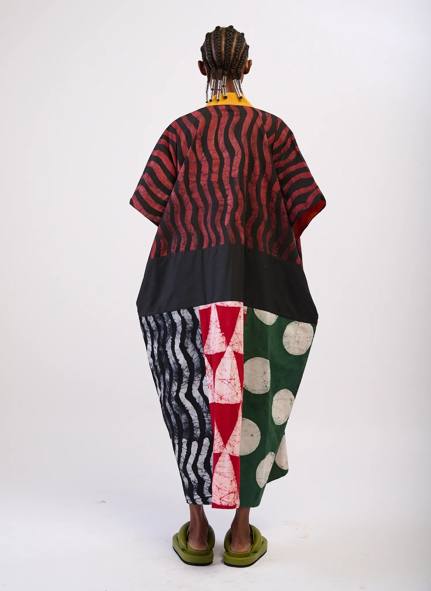 Multicolor Graphic Agbada
