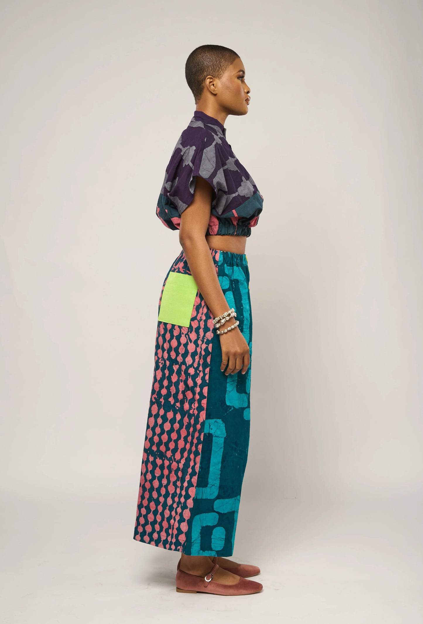 Dark Multi-Coloured Culottes