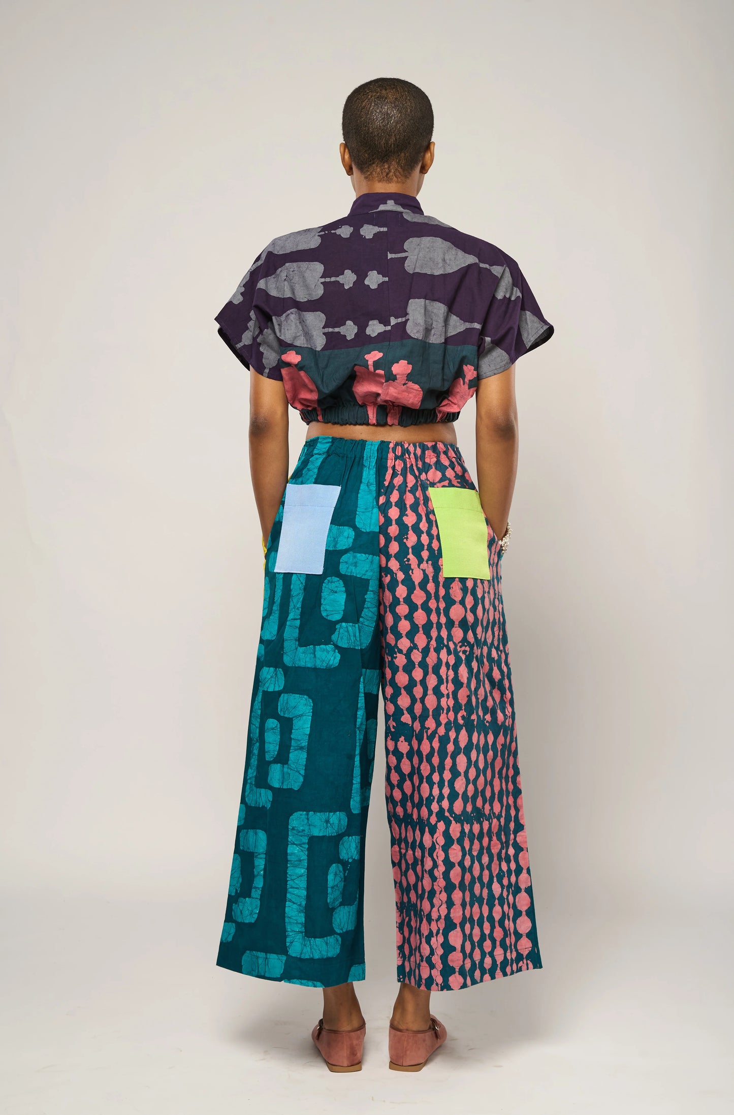 Dark Multi-Coloured Culottes