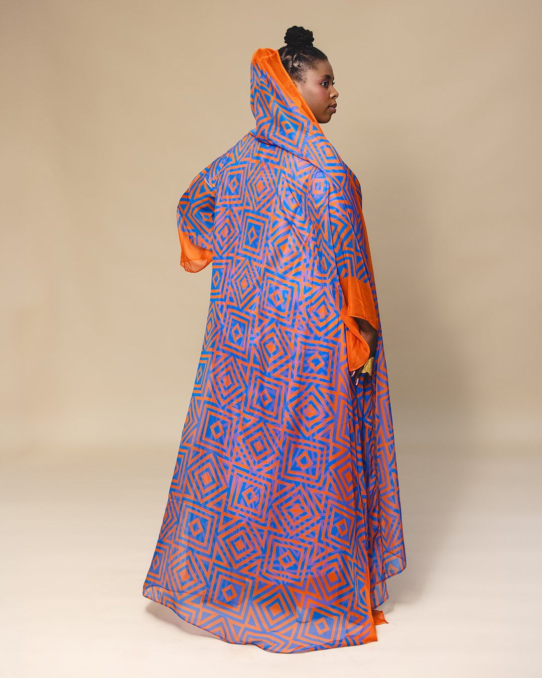 Kigali Orange Kimono