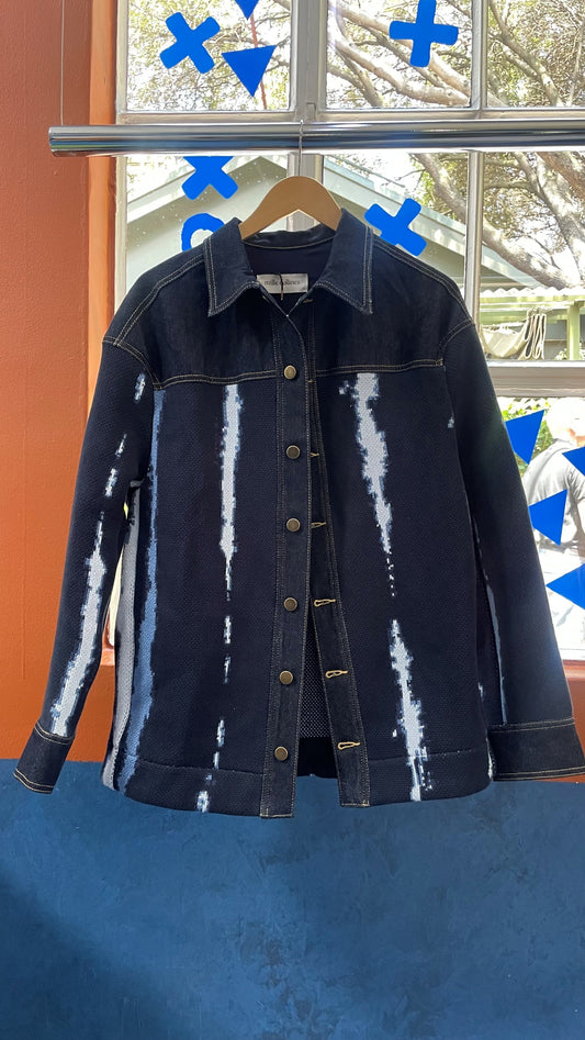 Khitwa Denim Knitwear Jacket(Mnili)