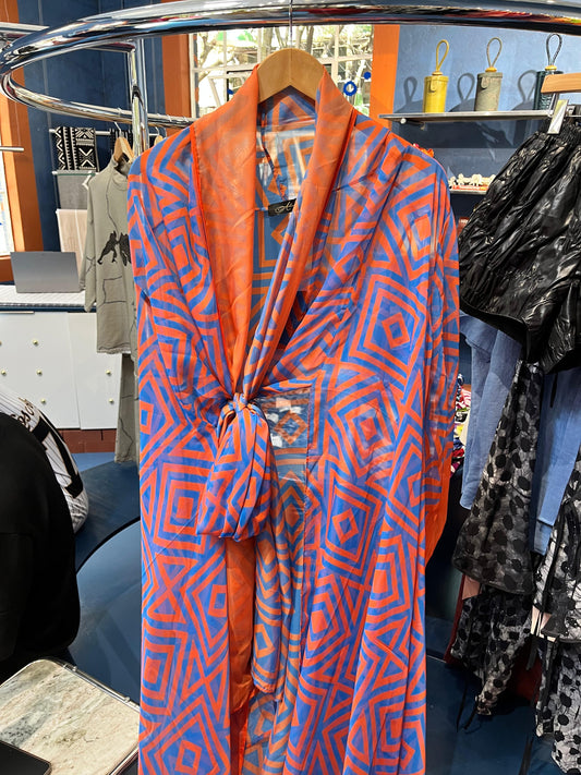 Kigali Orange Kimono