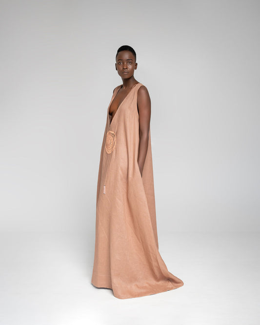 Mduara Dress - Sheer Chai