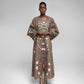 Loshoro Maxi - Hojicha w / multi embroidery