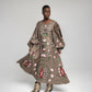 Loshoro Maxi - Hojicha w / multi embroidery