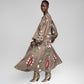 Loshoro Maxi - Hojicha w / multi embroidery
