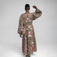 Loshoro Maxi - Hojicha w / multi embroidery