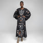 Loshoro Maxi - Black w / multi embroidery