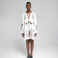 Loshoro Tunic - White w / multi embroidery