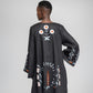 Loshoro Tunic - Black w / multi embroidery