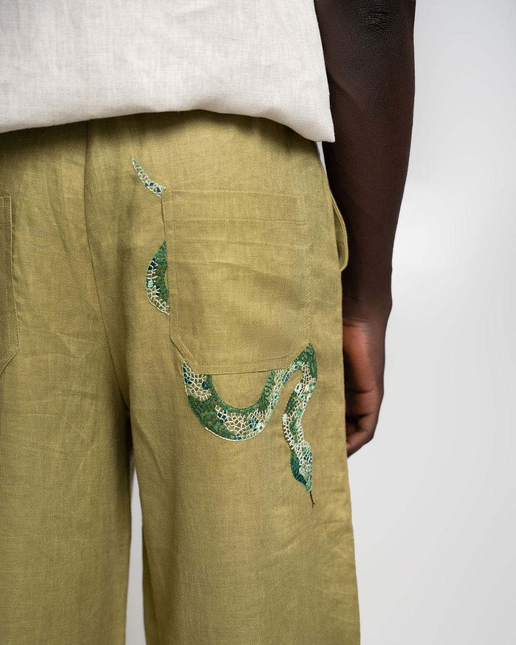 Nyoka Slacks - Matcha
