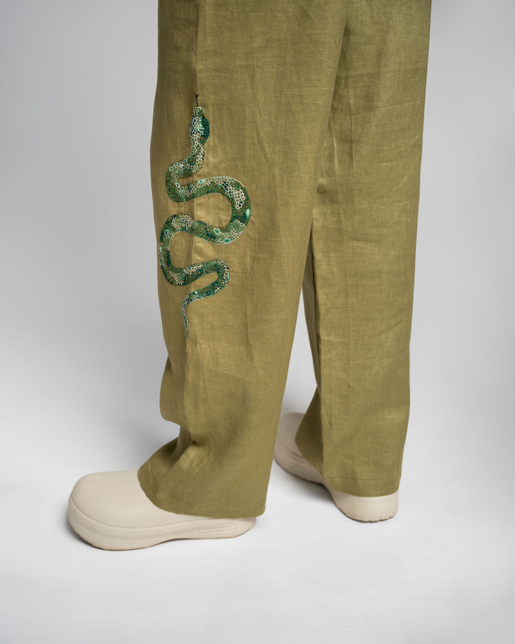 Nyoka Slacks - Matcha