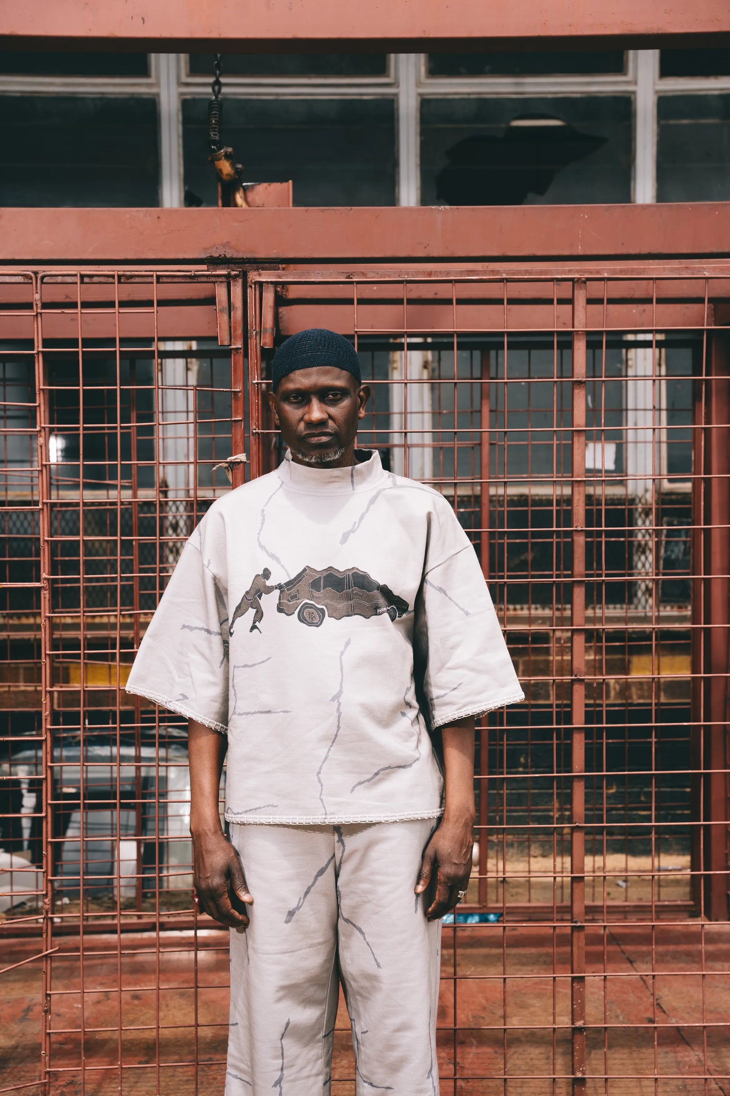 Into the Garden Oversized Cut Tshirt