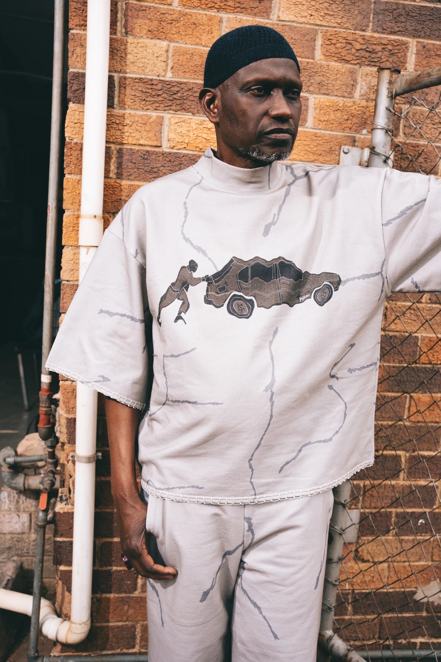 Into the Garden Oversized Cut Tshirt