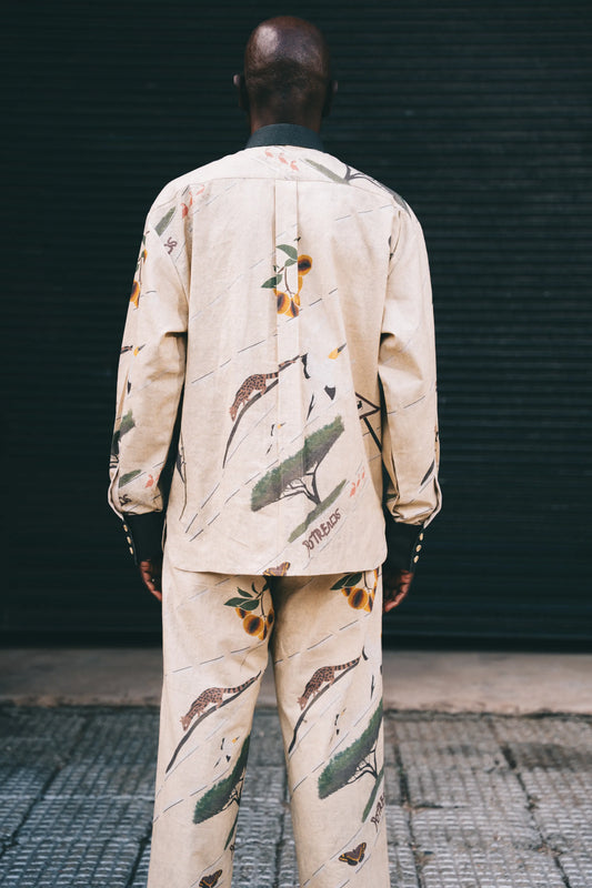 Into the Garden Natural Linen Trouser