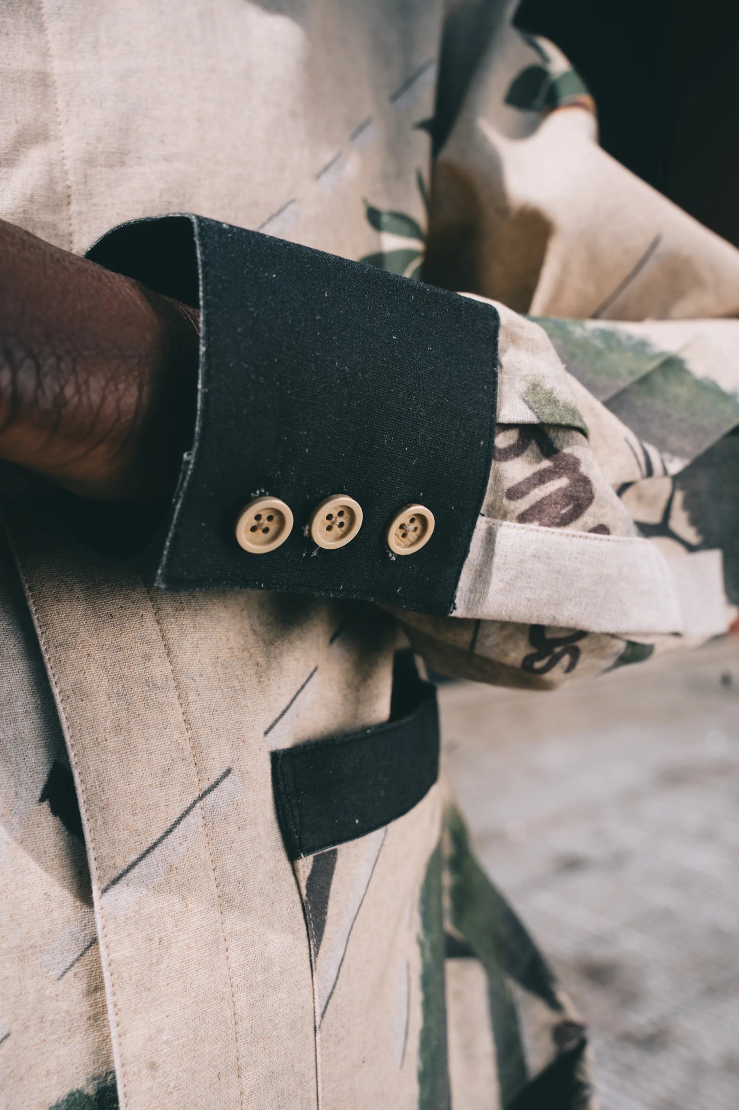 Into the Garden Natural Linen Shirt