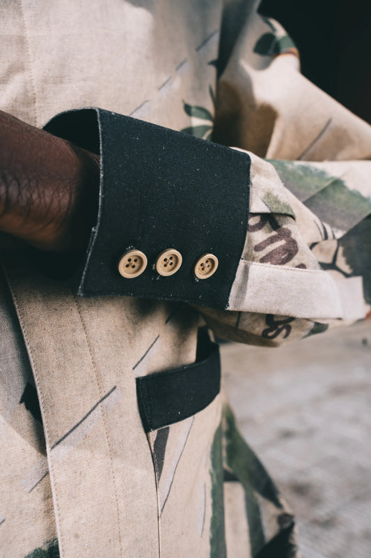 Into the Garden Natural Linen Shirt