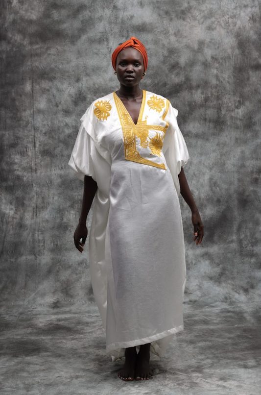 White Bubu Dress - Sole Elastique