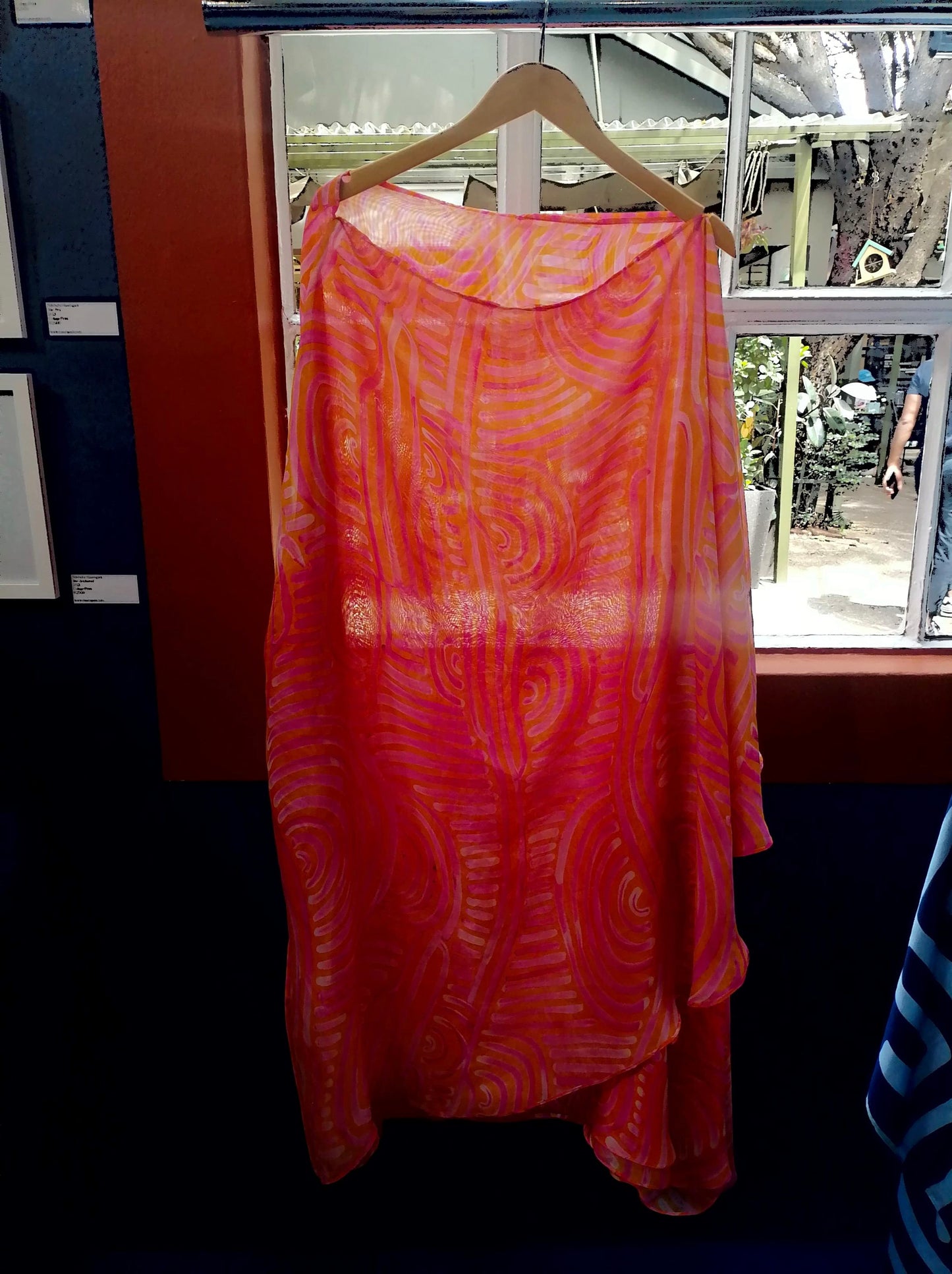 Pink and Orange Kaftan Set