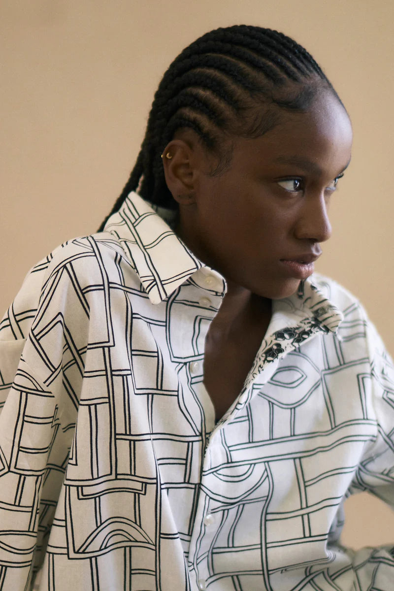 Kuba Print Unisex Shirt